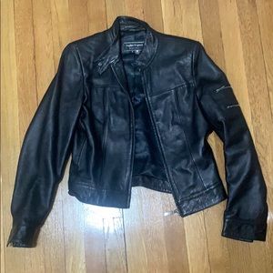 Sophia Vespucci leather moto motorcycle jacket
